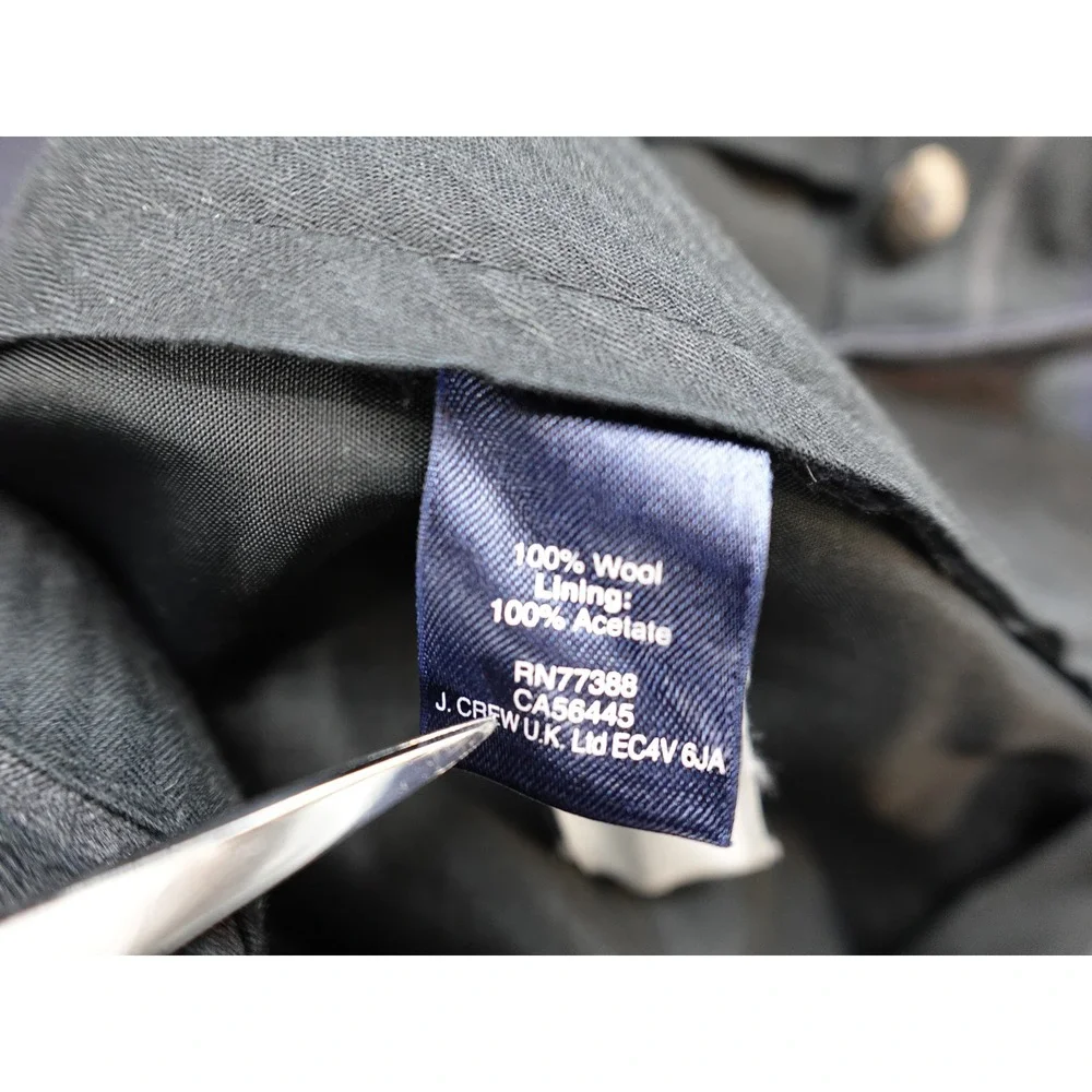 J.Crew Ludlow Classic Suit Pants Mens 36x32 Charcoal Grey Wool‎ Trousers